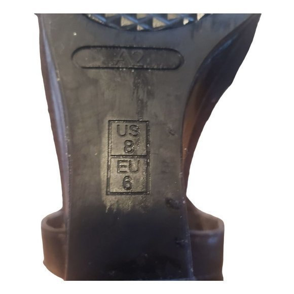 - 𝅺Areosoles A2 Plush Nite Black Sandal‎ Wedge size 8 - Picture 13 of 16